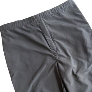 VTG LL Bean Nylon Pants Mens Large Full Zip Breakaway Windbreaker Hiking Black